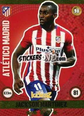 Sticker Jackson Martinez - Football Cards 2016 - Kickerz