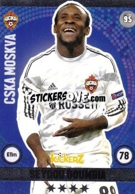 Sticker Seydou Doumbia - Football Cards 2016 - Kickerz