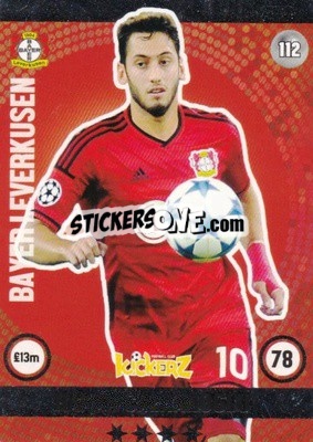 Sticker Hakan Calhanoglu - Football Cards 2016 - Kickerz