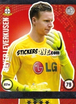Sticker Bernd Leno - Football Cards 2016 n. 113 - Kickerz