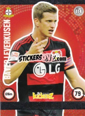 Sticker Lars Bender - Football Cards 2016 n. 114 - Kickerz
