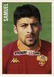 Sticker Walter Adrian Samuel - Roma 2000-2001 n. 12 - Panini