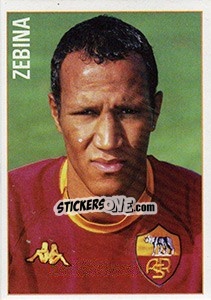 Sticker Jonathan Zebina - Roma 2000-2001 n. 16 - Panini