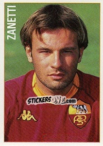 Cromo Cristiano Zanetti - Roma 2000-2001 n. 34 - Panini