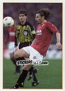 Cromo Cristiano Zanetti - Roma 2000-2001 n. 35 - Panini
