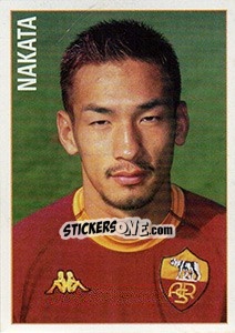 Sticker Hidetoshi Nakata - Roma 2000-2001 - Panini