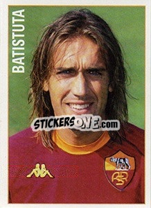 Sticker Gabriel Omar Batistuta - Roma 2000-2001 n. 42 - Panini