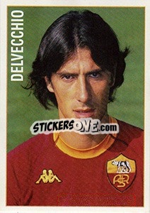Sticker Marco Delvecchio - Roma 2000-2001 n. 46 - Panini