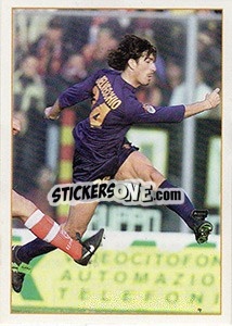 Sticker Marco Delvecchio - Roma 2000-2001 n. 47 - Panini