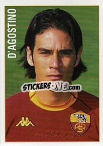 Sticker Gaetano D'Agostino - Roma 2000-2001 n. 52 - Panini