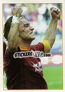 Figurina Roma - Bologna 2-0 (Totti) - Roma 2000-2001 n. 54 - Panini