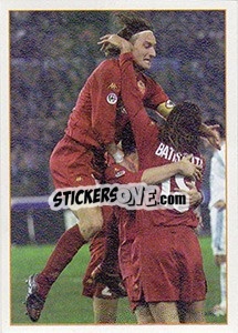 Figurina Lazio - Roma 0-1 (Batistuta e Totti) - Roma 2000-2001 n. 68 - Panini
