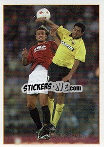 Cromo Cristiano Zanetti - Roma 2000-2001 n. 74 - Panini