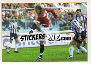 Figurina Roma - Udinese 2-1 (Batistuta) - Roma 2000-2001 n. 80 - Panini