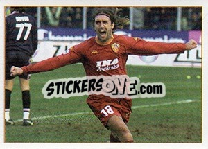 Figurina Parma - Roma 1-2 (Totti) - Roma 2000-2001 n. 88 - Panini