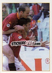 Sticker Samuel / Zago - Roma 2000-2001 n. 93 - Panini
