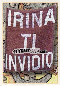 Sticker Irina ti Invidio - Roma 2000-2001 n. 102 - Panini