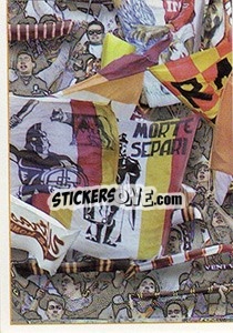 Sticker Messaggi giallo rossi (puzzle 4) - Roma 2000-2001 n. 106 - Panini