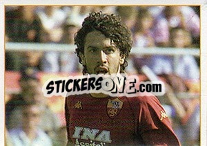 Sticker Damiano Tommasi (puzzle 1) - Roma 2000-2001 n. 130 - Panini