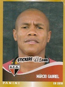 Sticker Marcio Gabriel - Campeonato Brasileiro 2010 n. 3 - Panini