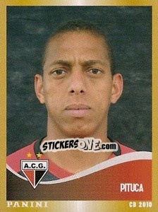 Sticker Pituca - Campeonato Brasileiro 2010 n. 7 - Panini