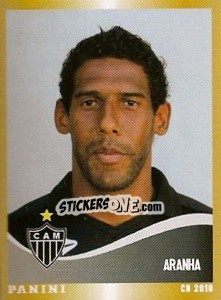 Sticker Aranha - Campeonato Brasileiro 2010 n. 20 - Panini