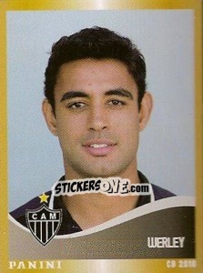 Cromo Werley - Campeonato Brasileiro 2010 - Panini