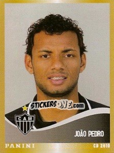 Sticker Joao Pedro - Campeonato Brasileiro 2010 n. 26 - Panini