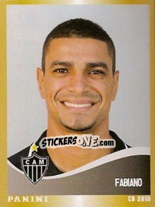 Cromo Fabiano - Campeonato Brasileiro 2010 - Panini