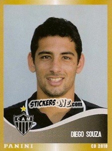 Cromo Diego Souza - Campeonato Brasileiro 2010 - Panini