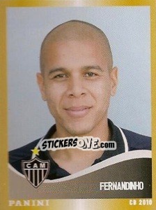 Sticker Fernandinho - Campeonato Brasileiro 2010 - Panini