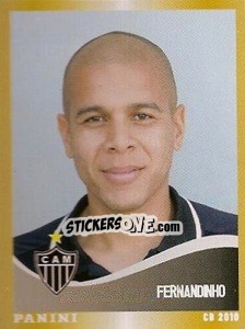 Figurina Fernandinho - Campeonato Brasileiro 2010 - Panini