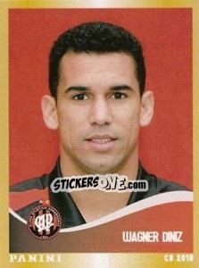 Cromo Wagner Diniz - Campeonato Brasileiro 2010 - Panini