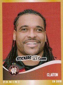 Sticker Claiton - Campeonato Brasileiro 2010 n. 44 - Panini