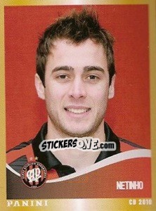 Sticker Netinho - Campeonato Brasileiro 2010 n. 45 - Panini