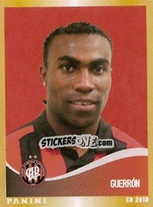 Sticker Guerron - Campeonato Brasileiro 2010 n. 48 - Panini