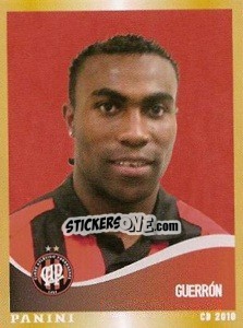 Sticker Guerron - Campeonato Brasileiro 2010 - Panini