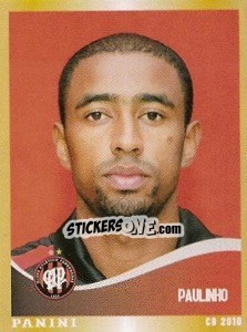 Sticker Paulinho - Campeonato Brasileiro 2010 n. 51 - Panini