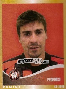 Sticker Federico - Campeonato Brasileiro 2010 n. 53 - Panini