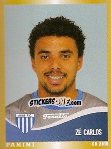 Figurina Ze Carlos - Campeonato Brasileiro 2010 - Panini