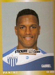 Cromo Gabriel - Campeonato Brasileiro 2010 - Panini