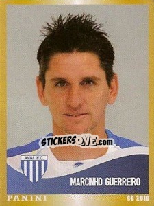 Cromo Marcinho Guerrero - Campeonato Brasileiro 2010 n. 61 - Panini