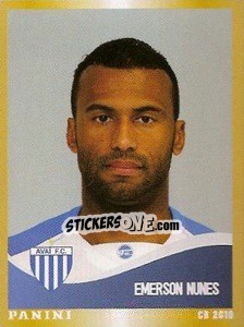 Figurina Emerson Nunes - Campeonato Brasileiro 2010 - Panini