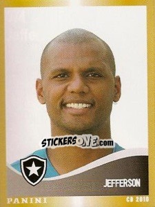 Cromo Jefferson - Campeonato Brasileiro 2010 n. 74 - Panini