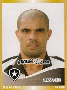 Sticker Alessandro - Campeonato Brasileiro 2010 - Panini