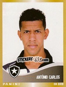 Cromo Antonio Carlos - Campeonato Brasileiro 2010 n. 76 - Panini