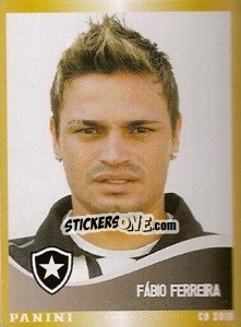 Cromo Fabio Ferreira - Campeonato Brasileiro 2010 n. 77 - Panini
