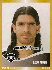 Cromo Sebastián Abreu - Campeonato Brasileiro 2010 n. 83 - Panini