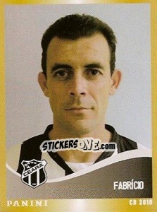 Cromo Fabricio - Campeonato Brasileiro 2010 - Panini