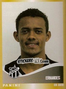 Cromo Ernandes - Campeonato Brasileiro 2010 - Panini